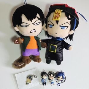 Yowamushi Pedal Team Hakone - Yasutomo Arakita & Jinpachi Toudou Plush & Strap
